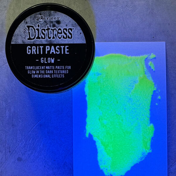 Tim Holtz Distress Glow Grit Paste Ranger tshk84464 Halloween Effects | color-code:ALT20