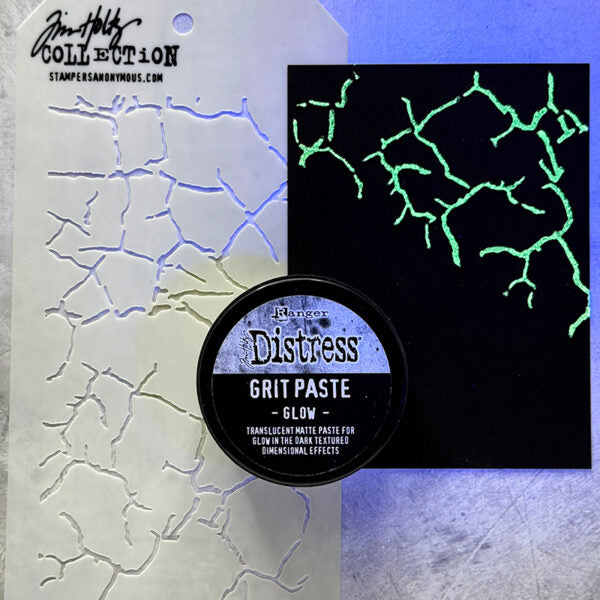 Tim Holtz Distress Glow Grit Paste Ranger tshk84464 Halloween Lightning | color-code:ALT18