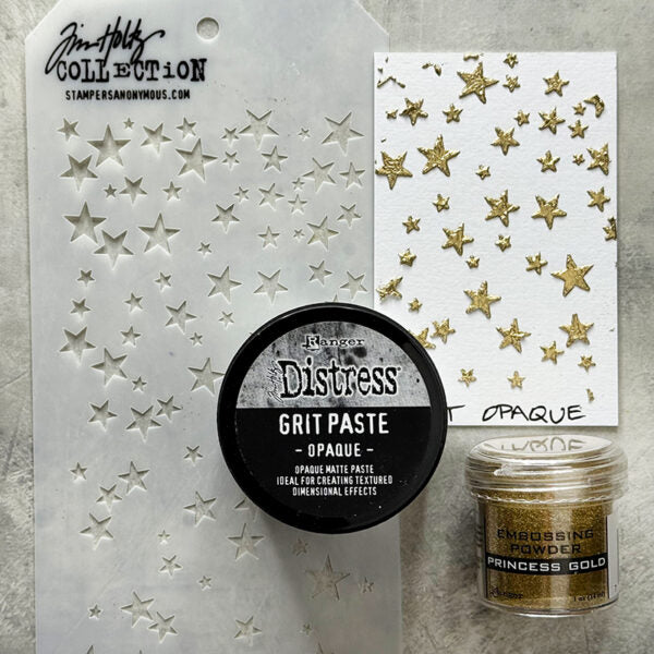Tim Holtz Distress Grit Paste Opaque Ranger tda71792 Textures Tutorial | color-code:ALT22