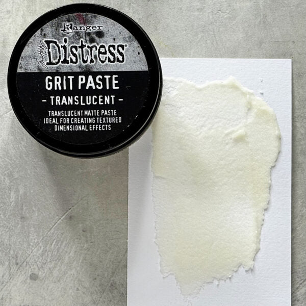 Tim Holtz Distress Grit Paste Translucent Ranger tda71730 Texture Swatch | color-code:ALT17