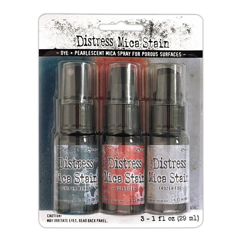 Tim Holtz Distress Holiday Mica Stain Set 5 Ranger tsck84365