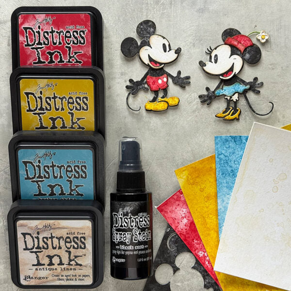Tim Holtz Distress Ink Pad Antique Linen Ranger TIM19497 Disney Magic | color-code:ALT07