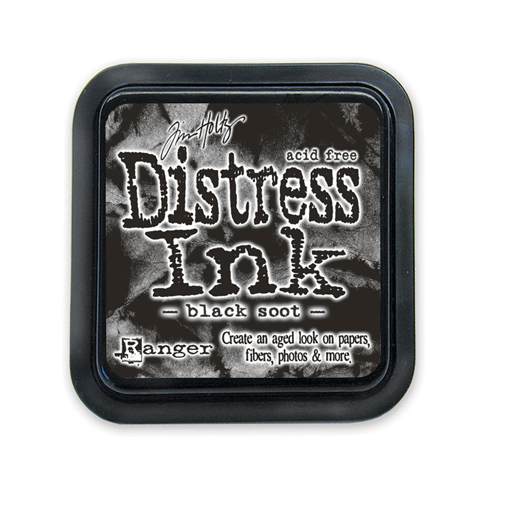 Tim Holtz Distress Ink Pad Black Soot Ranger TIM19541