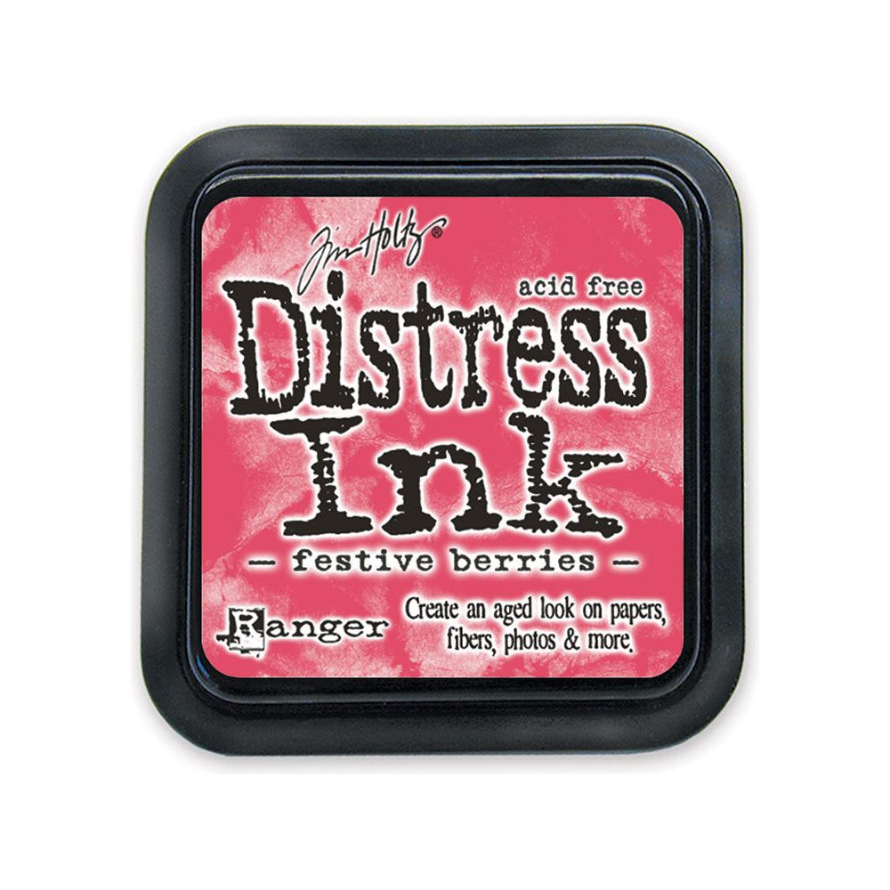 Tim Holtz Distress Ink Pad Festive Berries Ranger TIM32861
