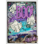 Tim Holtz Distress Ink Pad Hickory Smoke Ranger TIM43232 Boo Ghost Panel | color-code:ALT03