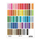 Tim Holtz Distress Ink Pad Label Sheet With Black Printing tda90359
