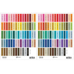 Tim Holtz Distress Ink Pad Label Sheets With Black Printing Bundle Of 2 Layout