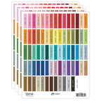 Tim Holtz Distress Ink Pad Label Sheets With Black Printing Bundle Of 4