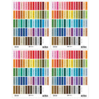 Tim Holtz Distress Ink Pad Label Sheets With Black Printing Bundle Of 4 Layout Format