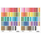 Tim Holtz Distress Ink Pad Label Sheets With White Printing Bundle Of 2 Layout