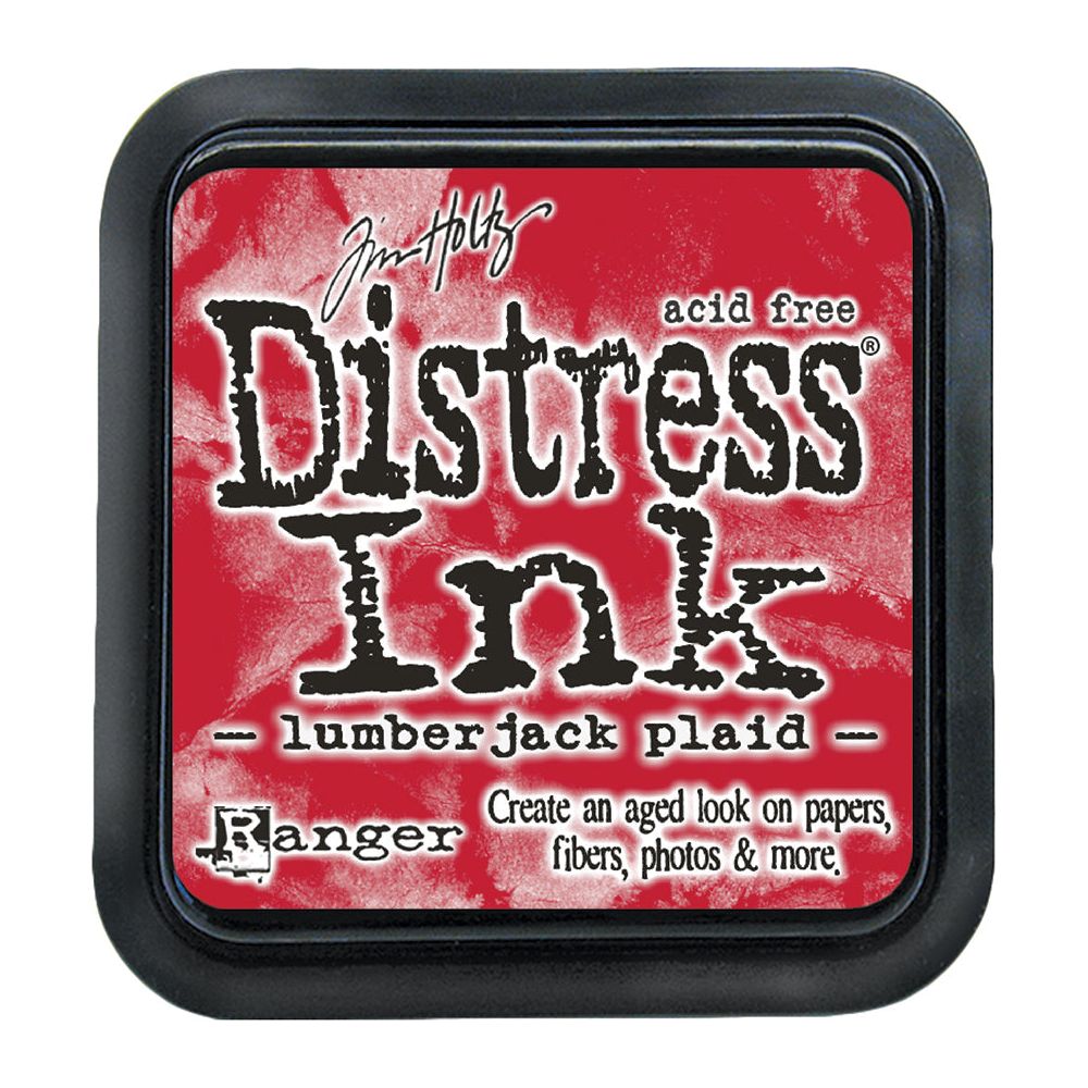 Tim Holtz Distress Ink Pad Lumberjack Plaid Ranger tim82354