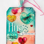 Tim Holtz Distress Ink Pad Saltwater Taffy Ranger tim79521 Heartfelt Tag | color-code:ALT11