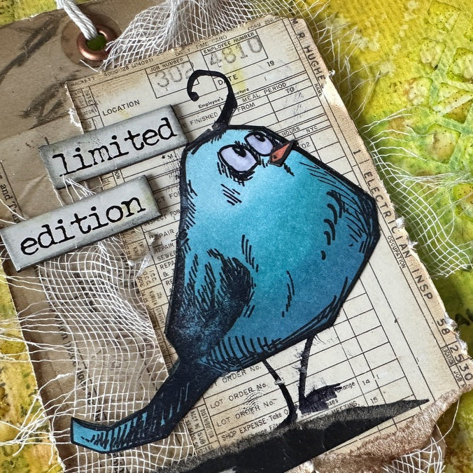 Tim Holtz Distress Ink Pad Salvaged Patina Ranger tim72737 Collage Art Journaling | color-code:ALT02