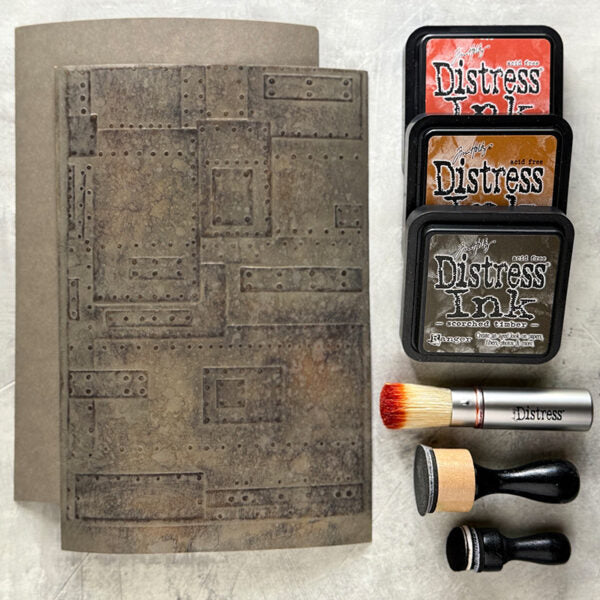 Tim Holtz Distress Ink Pad Scorched Timber Ranger tim83443 Foundry Project | color-code:ALT11