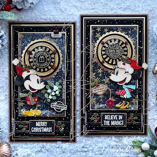 *Tim Holtz Distress Iron Gate Mica Stain Ranger tsh87304 Disney Holiday Card | color-code:ALT02