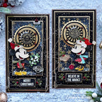 *Tim Holtz Distress Iron Gate Mica Stain Ranger tsh87304 Disney Holiday Card | color-code:ALT02
