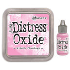Tim Holtz Distress Kitsch Flamingo Oxide Ink Pad And Reinker Bundle Ranger