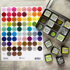 Tim Holtz Distress Large Round Label Sheet With Black Printing tda90397 Studio Organization | color-code:ALT02