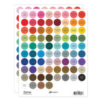 Tim Holtz Distress Large Round Label Sheets With Black Printing Bundle Of 2