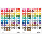 Tim Holtz Distress Large Round Label Sheets With White Printing Bundle Of 2 Layout