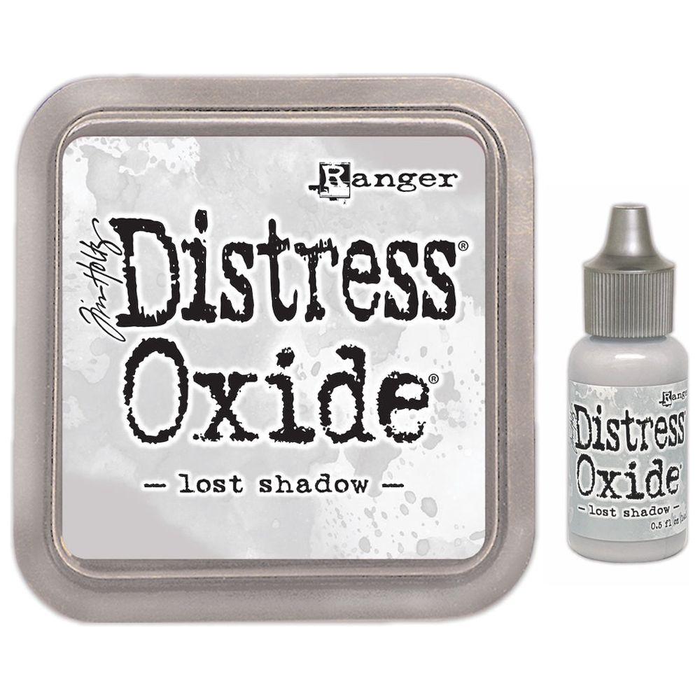 Tim Holtz Distress Lost Shadow Oxide Ink Pad And Reinker Bundle Ranger