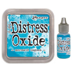 Tim Holtz Distress Mermaid Lagoon Oxide Ink Pad And Reinker Bundle Ranger