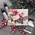 Tim Holtz Distress Mica Flakes Special Edition Ranger tdr96054 Tina Smith Vintage Christmas Joys Card