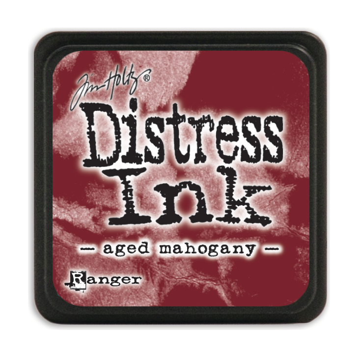 Tim Holtz Distress Mini Ink Pad Aged Mahogany Ranger TDP39839