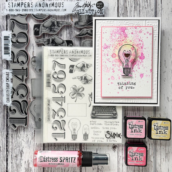 Tim Holtz Distress Mini Ink Pad Antique Linen Ranger TDP39846 Valentine Ideas | color-code:ALT02