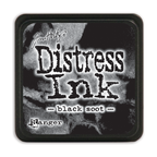 Tim Holtz Distress Mini Ink Pad Black Soot Ranger TDP39860