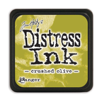 Tim Holtz Distress Mini Ink Pad Crushed Olive Ranger TDP39914