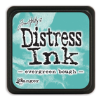 Tim Holtz Distress Mini Ink Pad Evergreen Bough Ranger TDP39945
