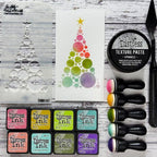 Tim Holtz Distress Mini Ink Pad Evergreen Bough Ranger TDP39945 Colorful Christmas Tree | color-code:ALT718