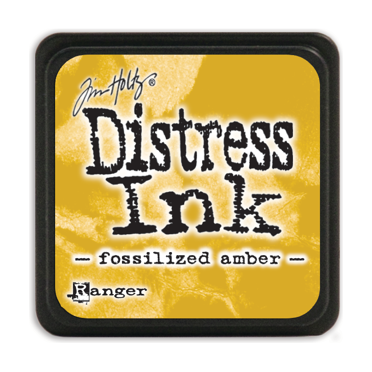 Tim Holtz Distress Mini Ink Pad Fossilized Amber Ranger TDP46783