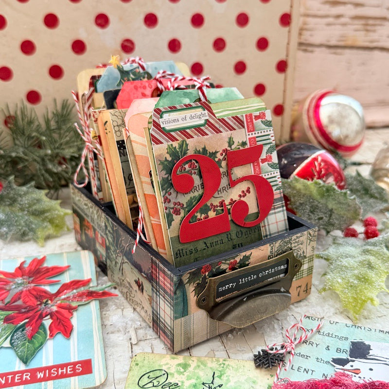 Tim Holtz Distress Mini Ink Pad Gathered Twigs Ranger TDP40002 Christmas Card File | color-code:ALT19