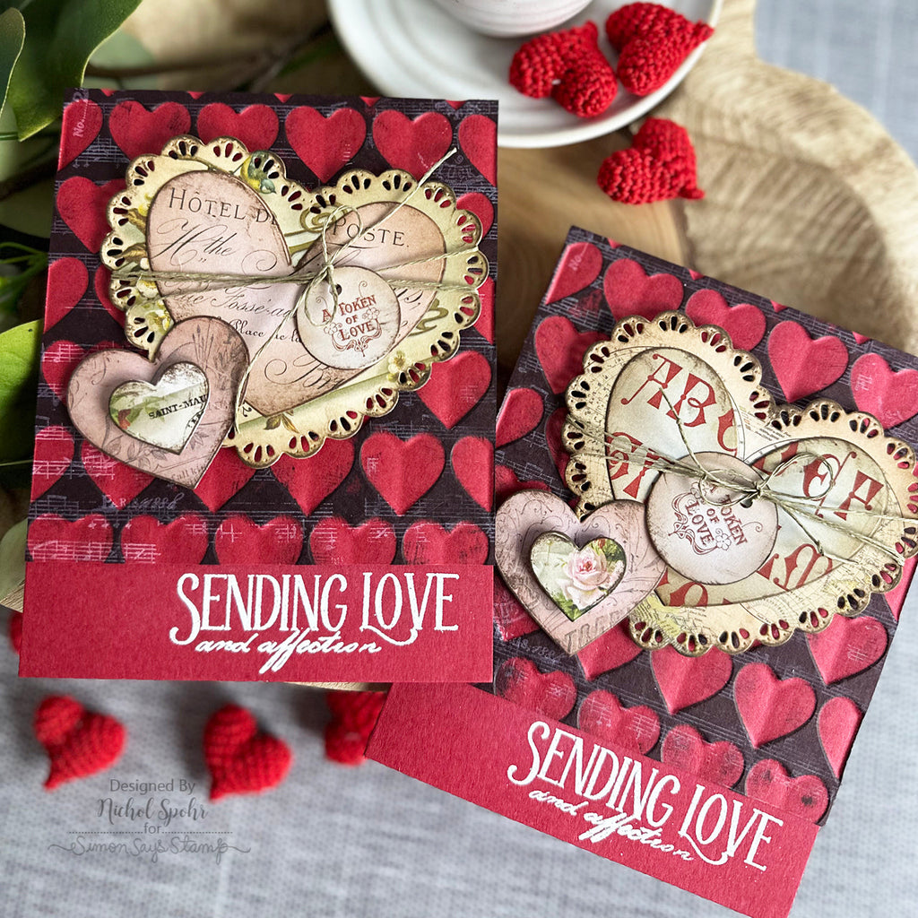 Tim Holtz Distress Mini Ink Pad Gathered Twigs Ranger TDP40002 Vintage Valentine’s Cards | color-code:ALT06