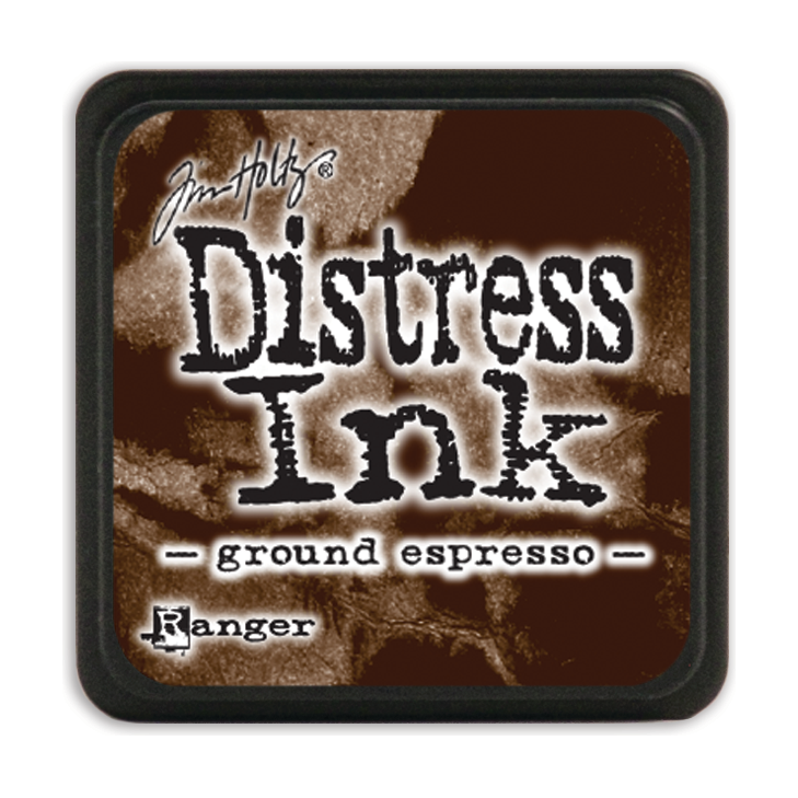 Tim Holtz Distress Mini Ink Pad Ground Espresso Ranger TDP47353