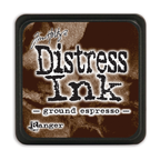 Tim Holtz Distress Mini Ink Pad Ground Espresso Ranger TDP47353