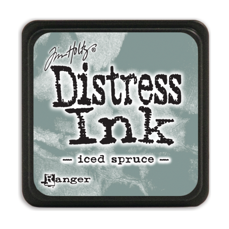 Tim Holtz Distress Mini Ink Pad Iced Spruce Ranger TDP40019