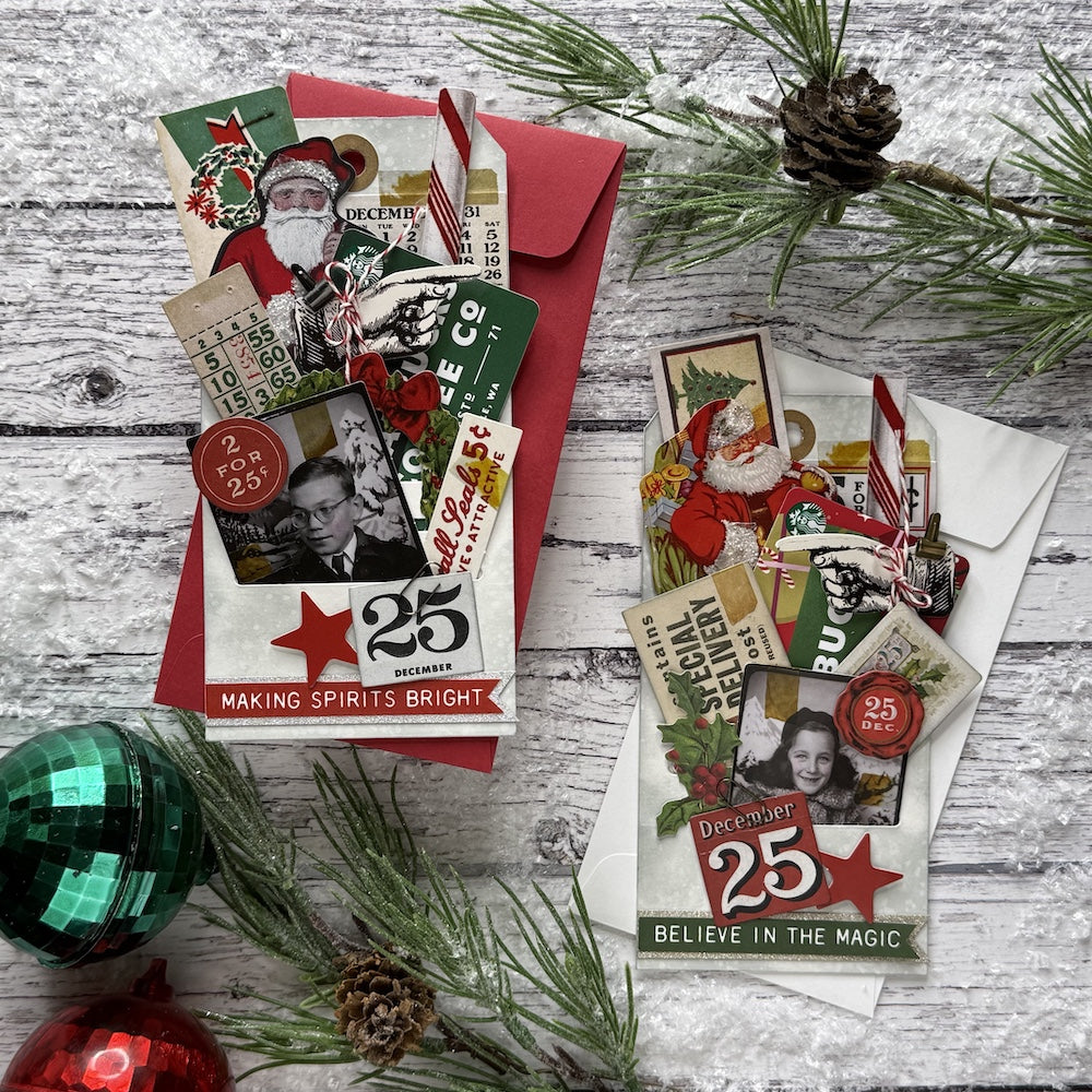 Tim Holtz Distress Mini Ink Pad Iced Spruce Ranger TDP40019 Gift Card Holder Tags | color-code:ALT06