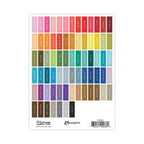 Tim Holtz Distress Mini Ink Pad Label Sheet With White Printing tda90380