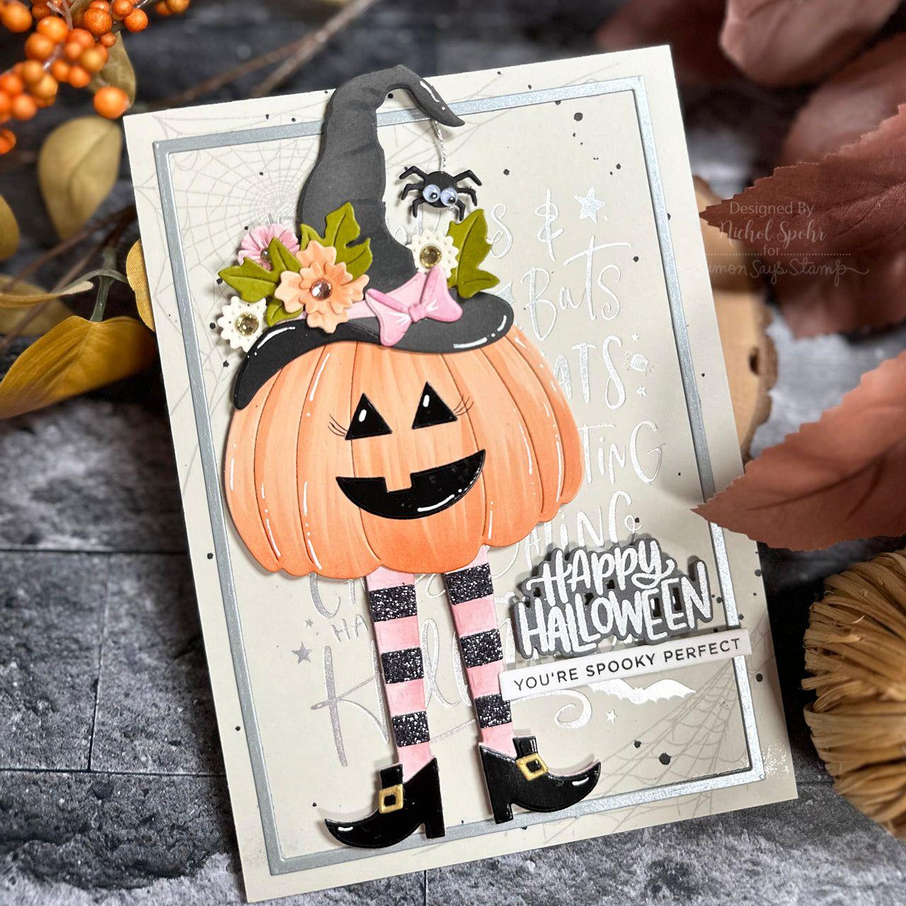 Tim Holtz Distress Mini Ink Pad Lost Shadow Ranger tdp82798 Pumpkin Witch Card | color-code:ALT01