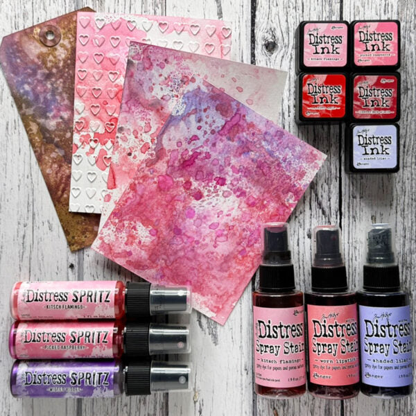 Tim Holtz Distress Mini Ink Pad Lumberjack Plaid Ranger tdp82460 Valentine Ideas | color-code:ALT02