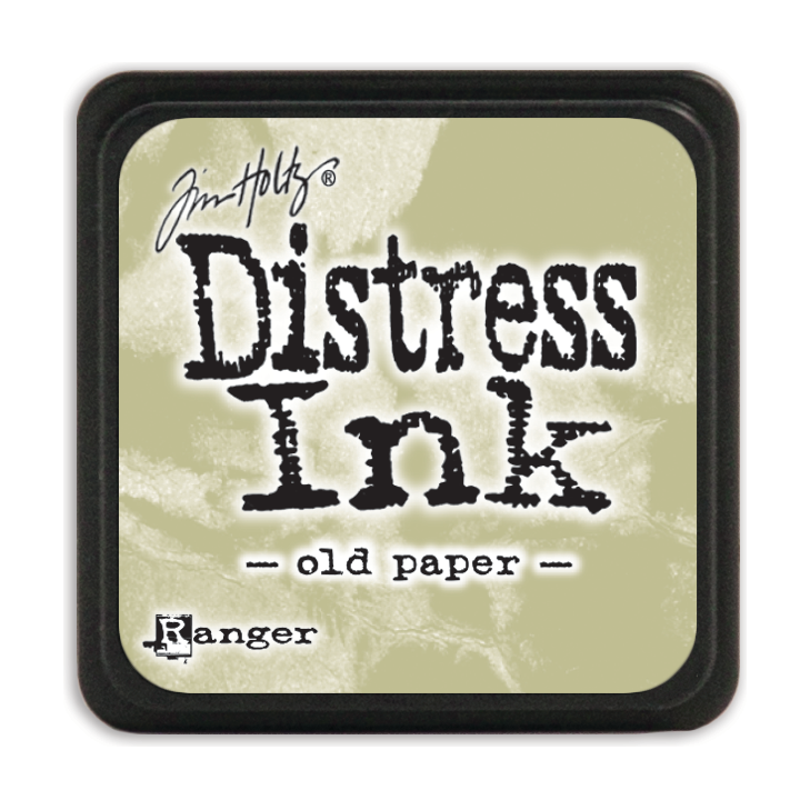 Tim Holtz Distress Mini Ink Pad Old Paper Ranger TDP40057