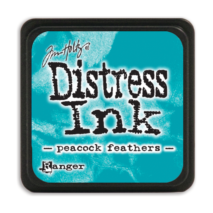 Tim Holtz Distress Mini Ink Pad Peacock Feathers Ranger TDP40064