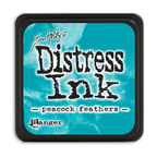 Tim Holtz Distress Mini Ink Pad Peacock Feathers Ranger TDP40064