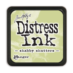 Tim Holtz Distress Mini Ink Pad Shabby Shutters Ranger TDP40163