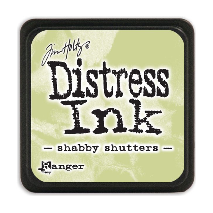Tim Holtz Distress Mini Ink Pad Shabby Shutters Ranger TDP40163