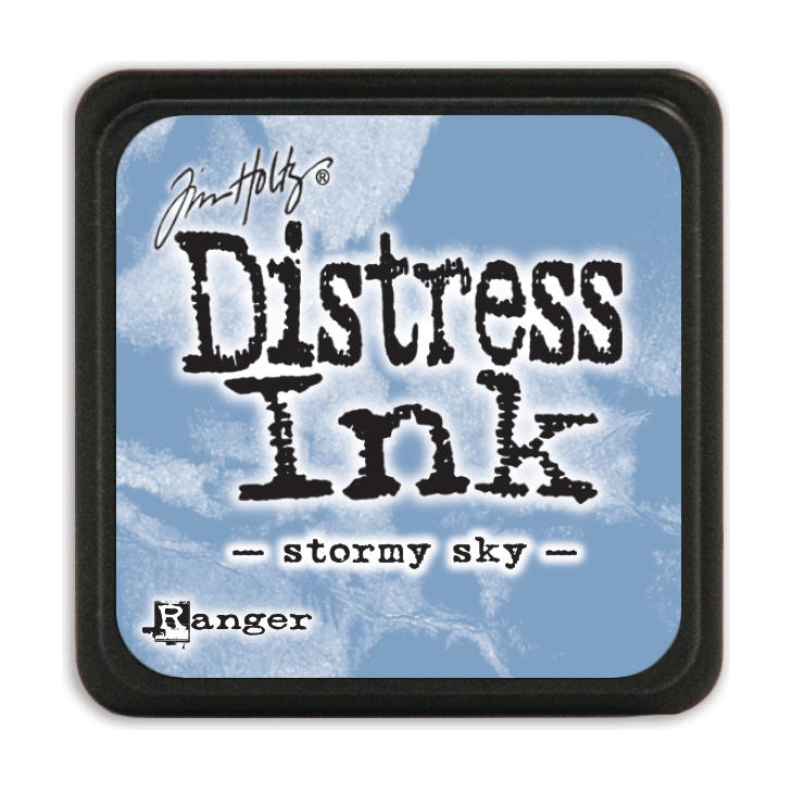 Tim Holtz Distress Mini Ink Pad Stormy Sky Ranger TDP40217