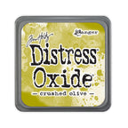 Tim Holtz Distress Mini Oxide Ink Pad Crushed Olive tdi90892